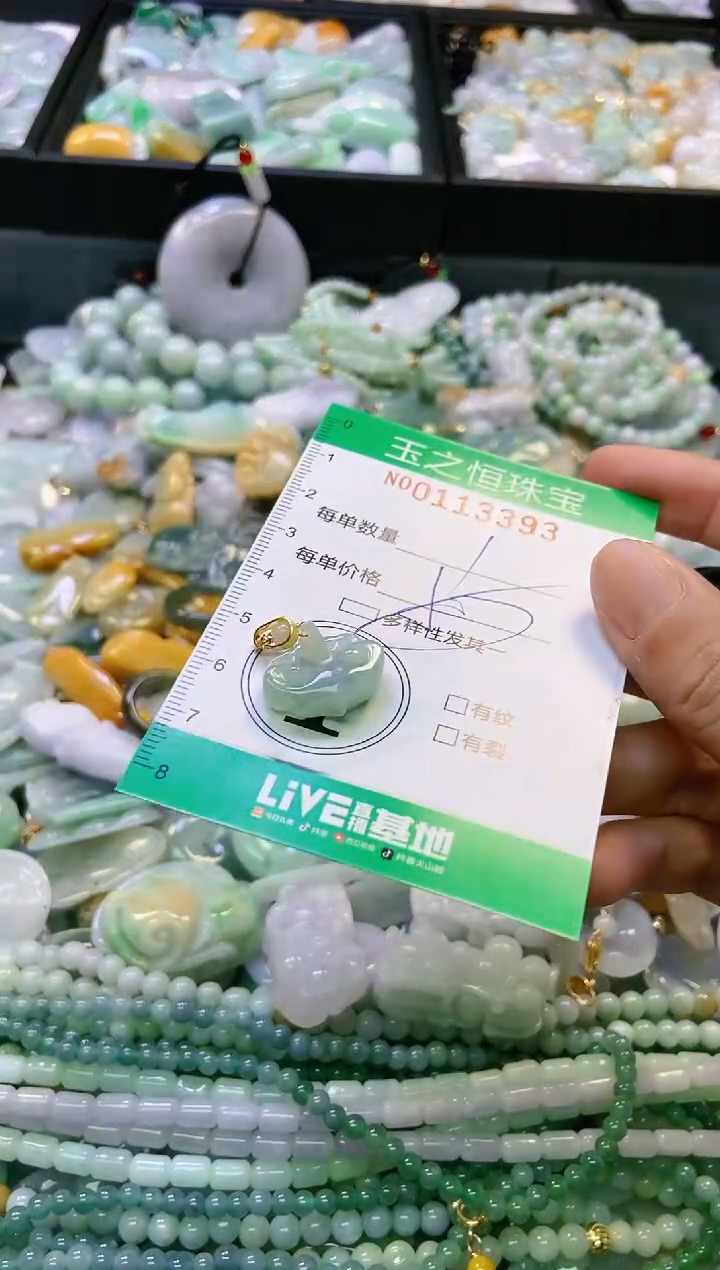 翡翠未镶嵌颈饰闪购0113393