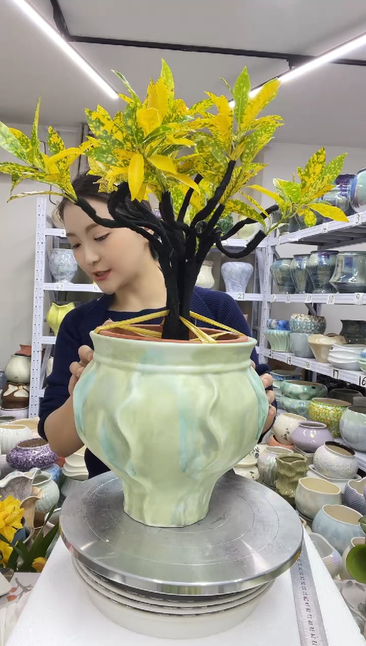 【12.19】花盆链接 高：  22口：17