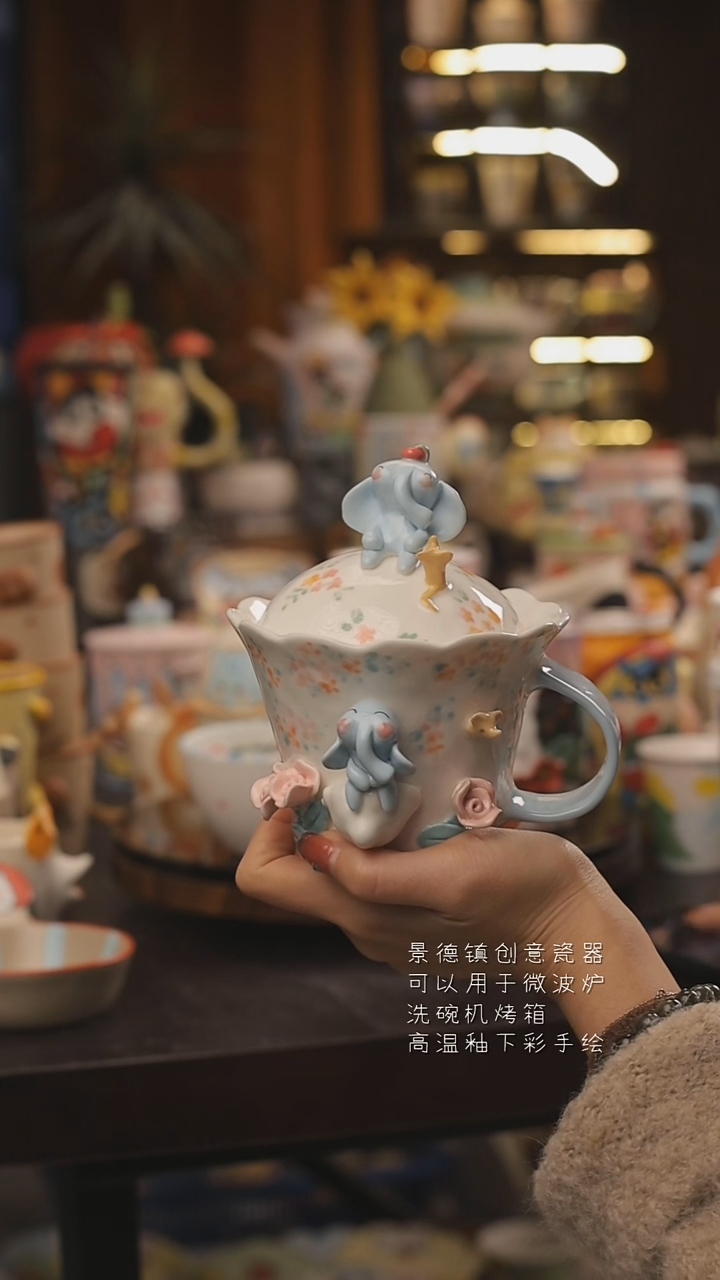 景德镇釉下彩绘设计师款式陶瓷