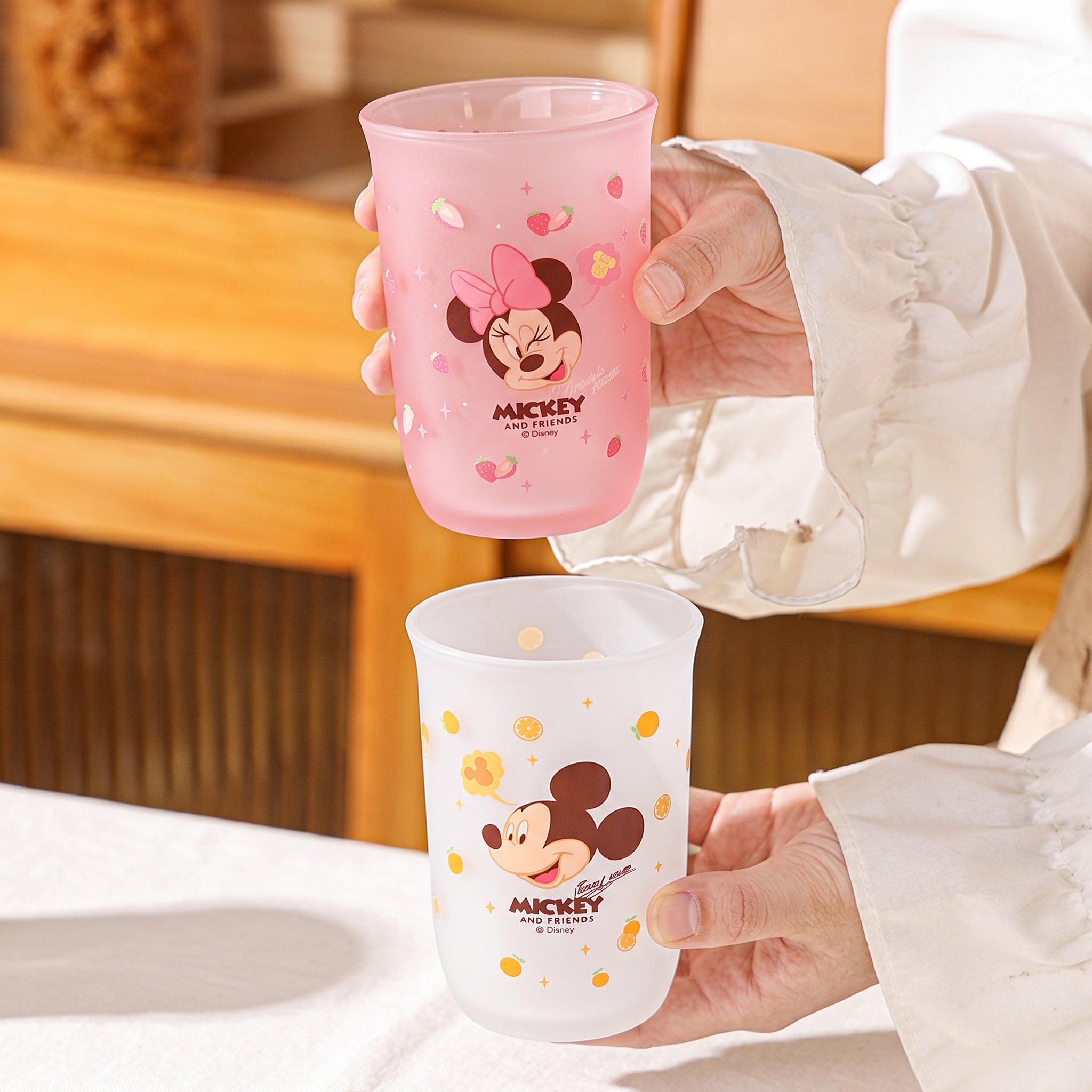 Disney迪士尼乐果系列磨砂玻璃杯【礼盒装】