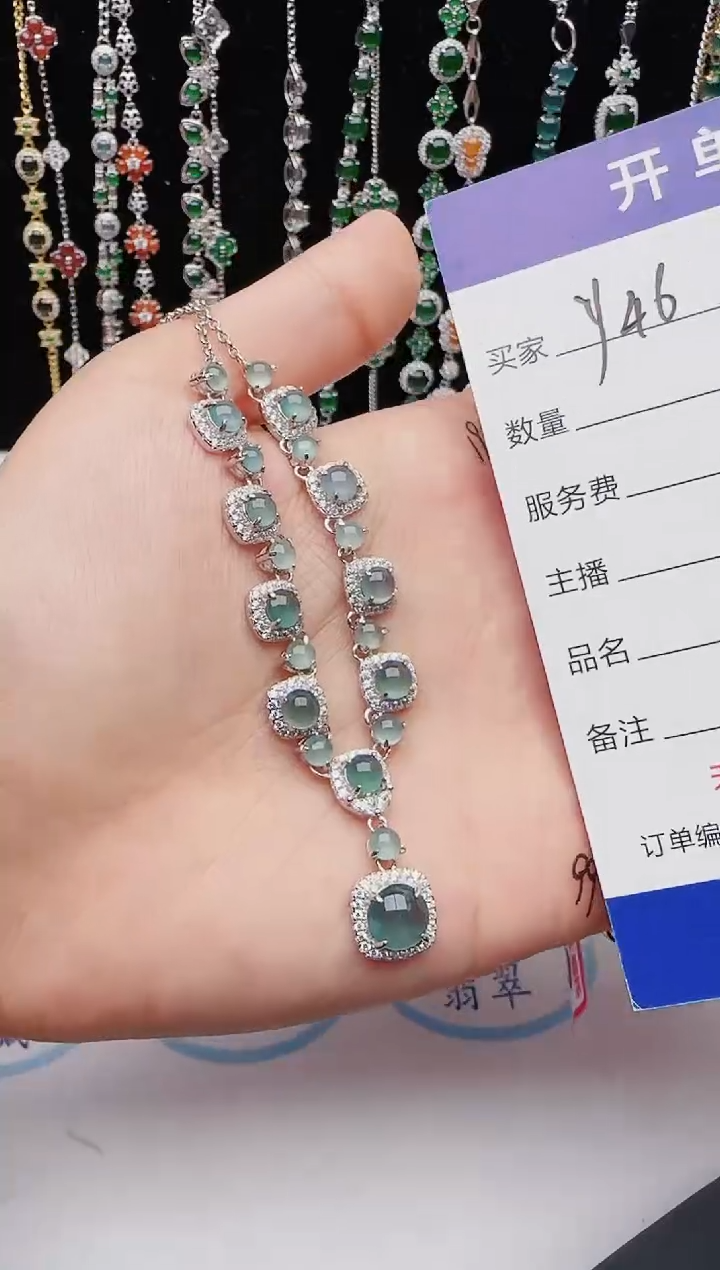 【闪购商品】翡翠戒指银S925镶嵌1111