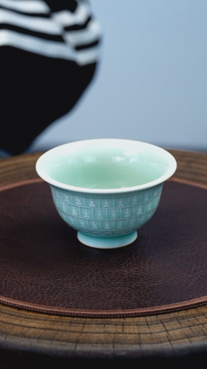 青瓷手工茶器包邮