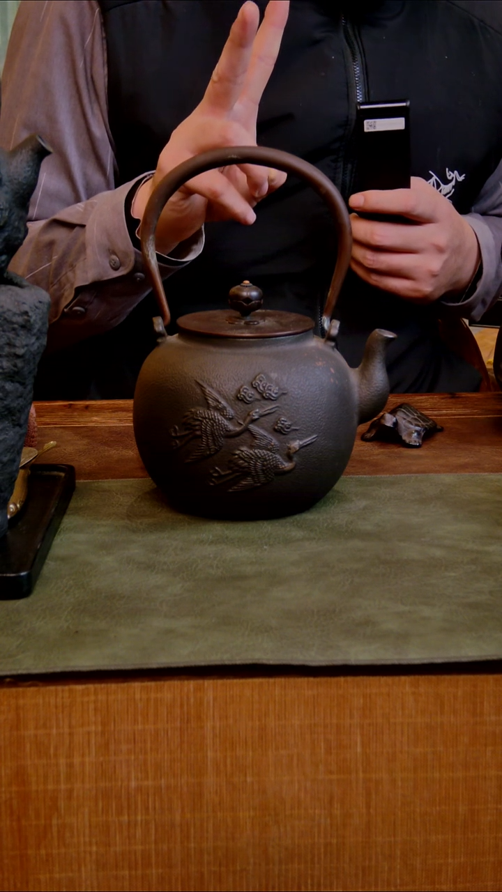 铸铁仙鹤1.4升烧水壶