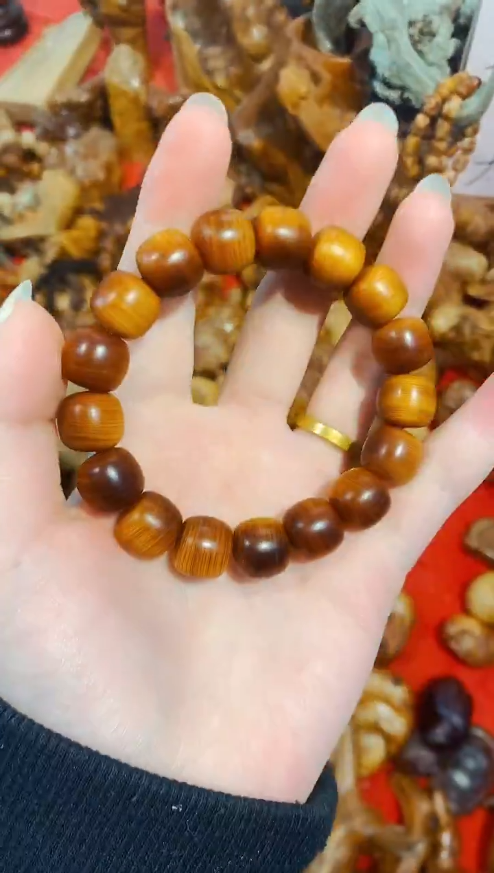 柏木（崖柏）福老12单条北太行崖柏手把件手串