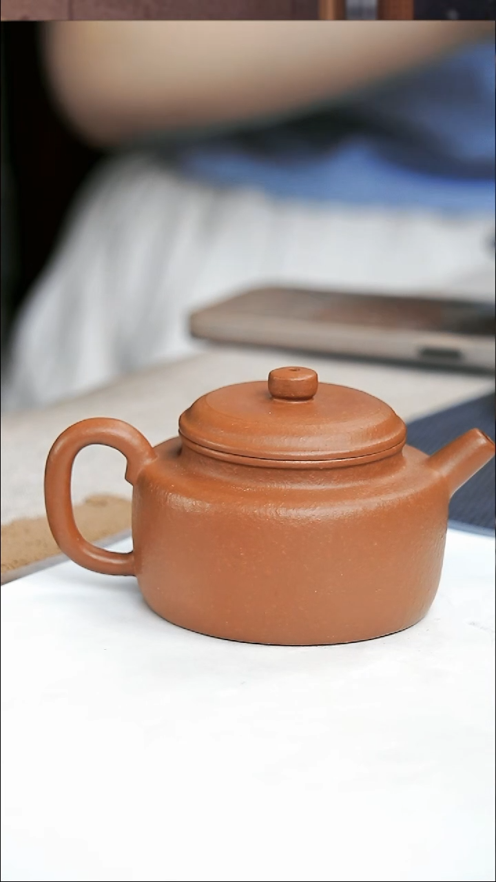 茶壶紫砂华*大红袍德钟微瑕