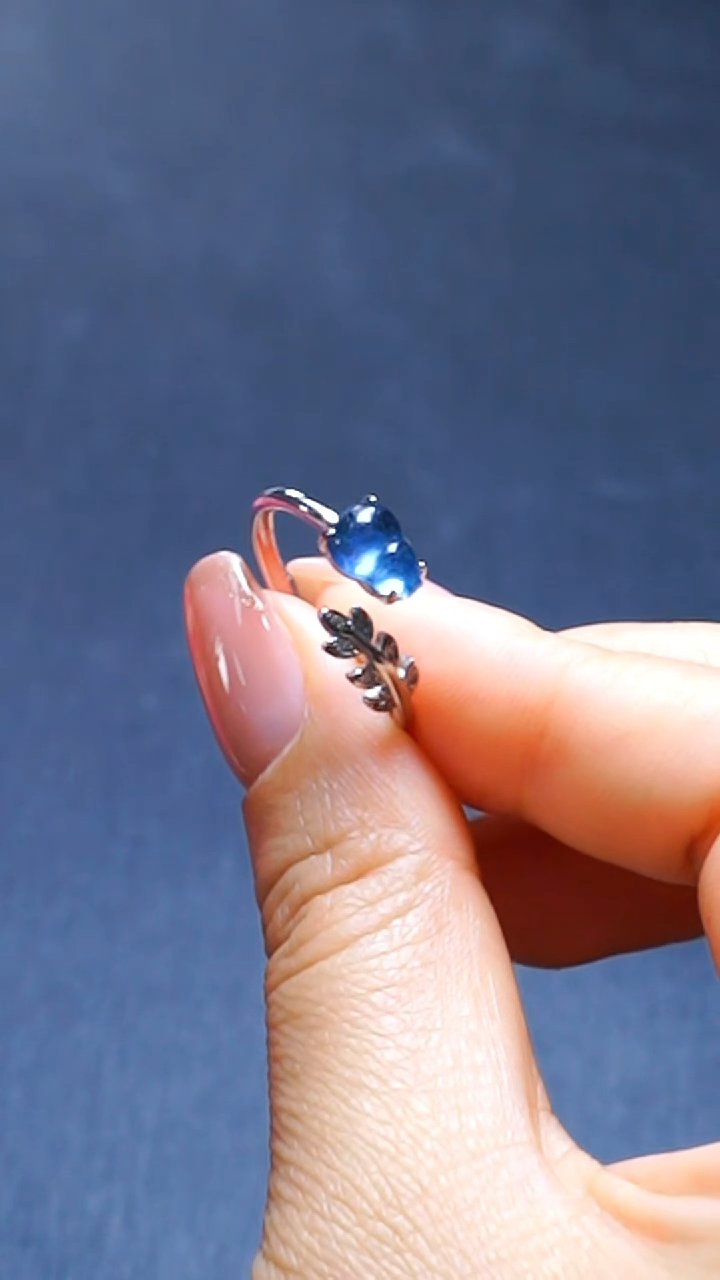 未镶嵌戒指海蓝宝石海蓝宝戒指-多样性发其一