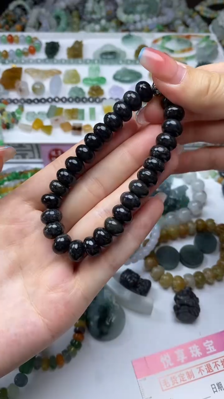 未镶嵌手链翡翠翡翠