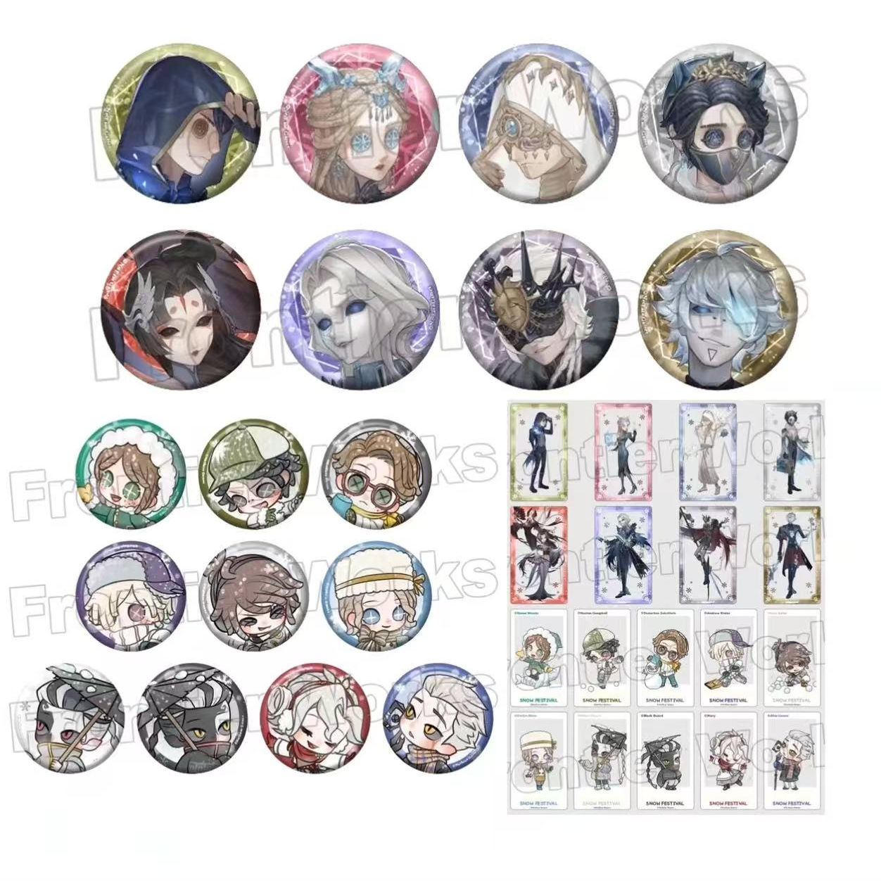 【冰雪节】第五人格系列收藏盲盒卡牌（拍下默认代拆）