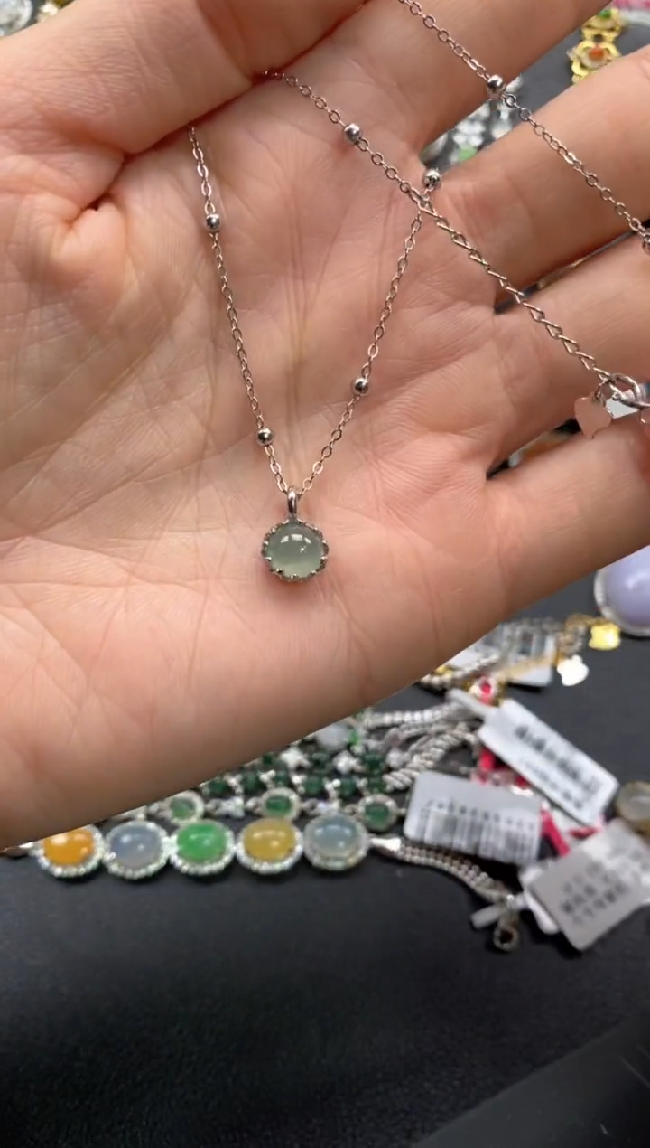 【闪购商品】翡翠戒指银S925镶嵌11111--1