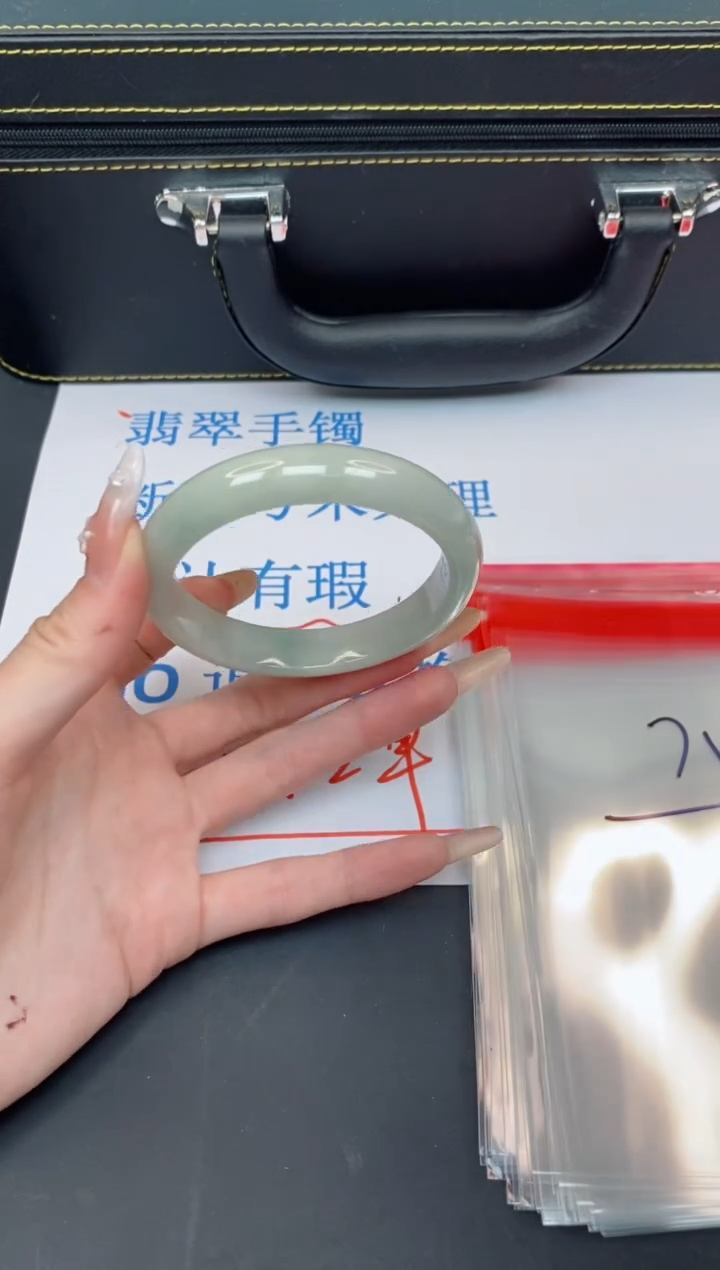 未镶嵌手镯翡翠有瑕疵NO退换-75