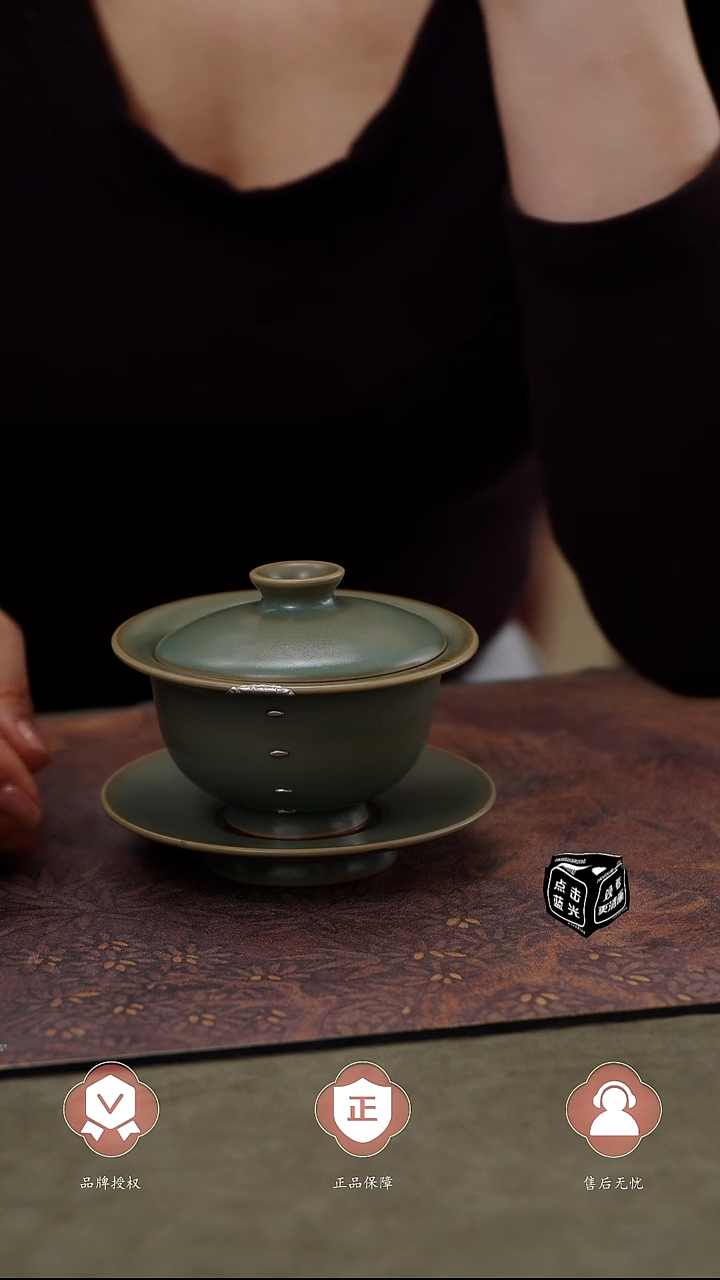 【闪购商品】杯柴烧三才盖碗..........