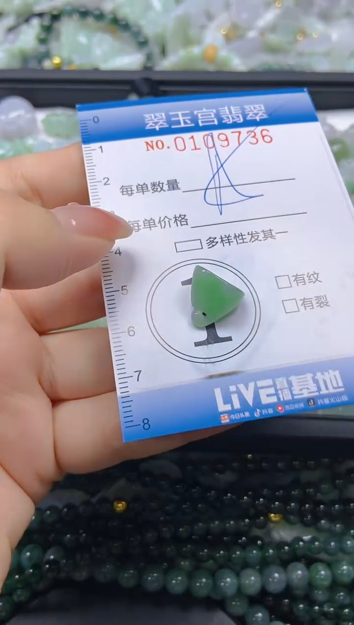 翡翠未镶嵌颈饰闪购0109736