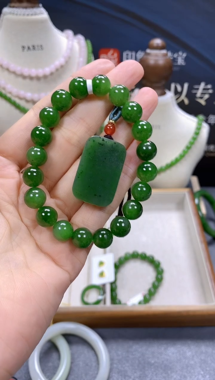 手链未镶嵌和田玉天然玉石默认微瑕cg