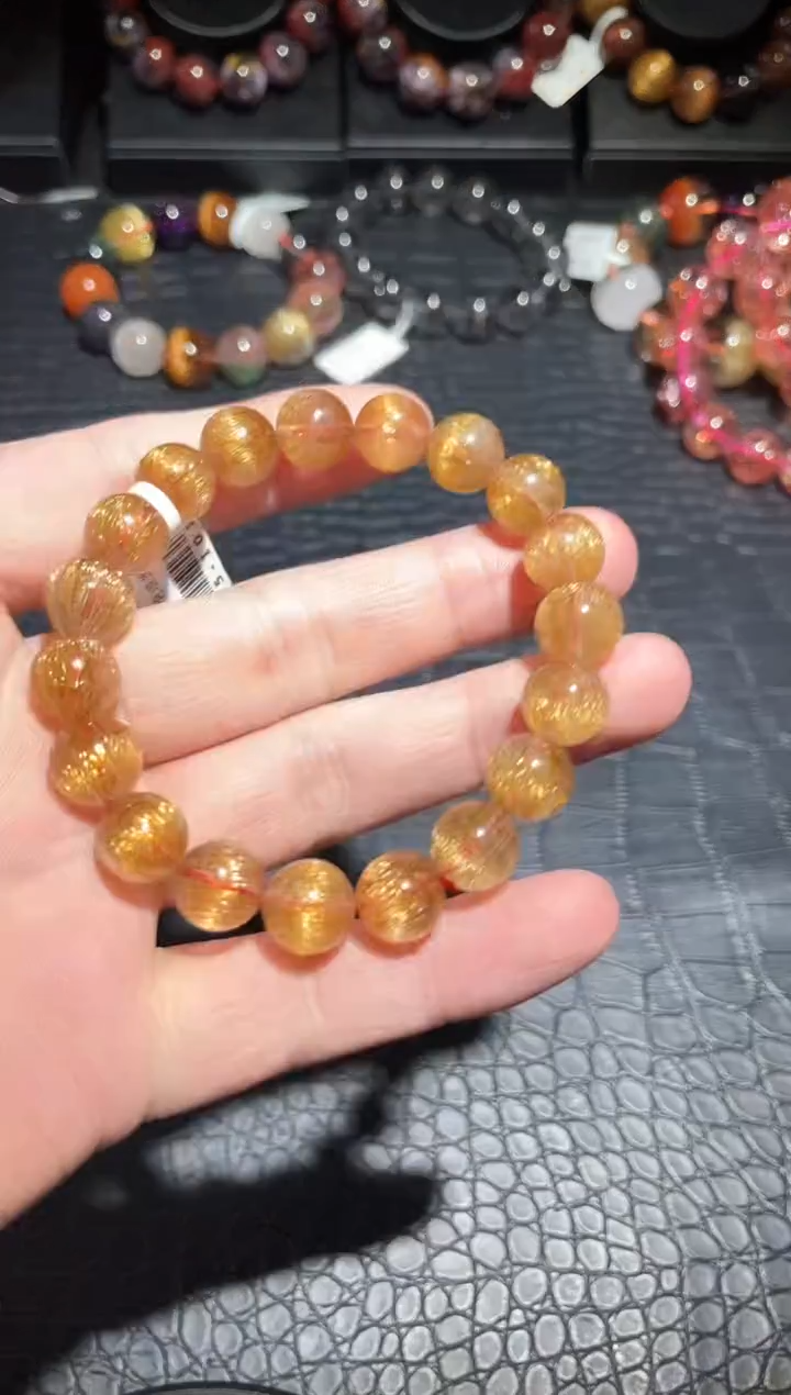 【闪购商品】水晶手链未镶嵌单圈铜发晶A10.5