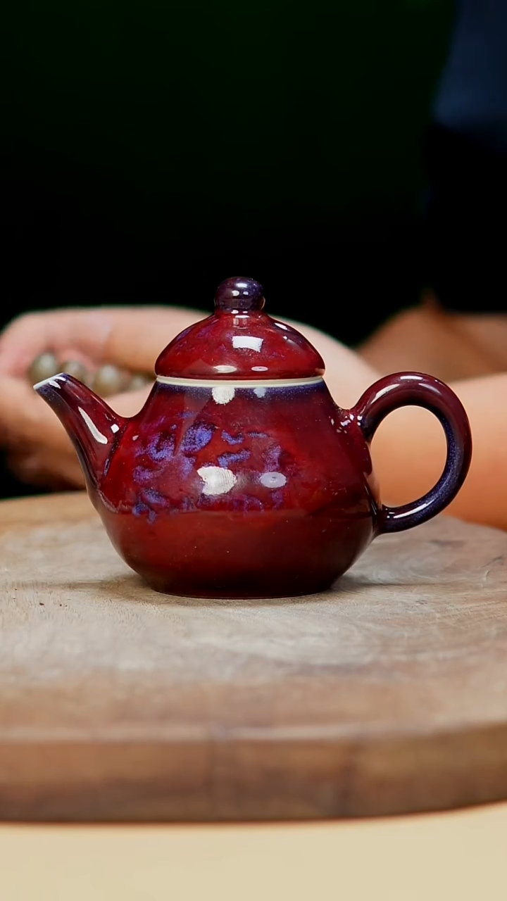 【郑在说瓷】钧瓷作品—壶