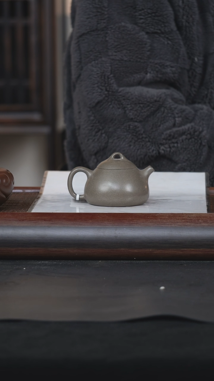 【闪购商品】紫砂茶壶25蟹壳青紫砂壶