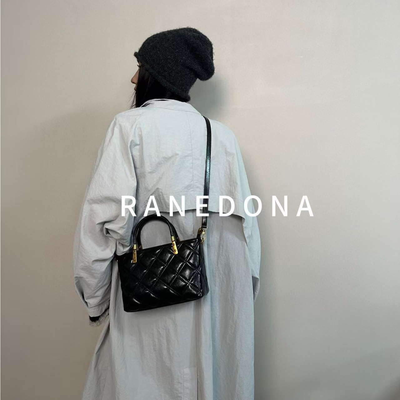 2025春款小香风腋下潮流复古手提单肩斜跨双肩时尚女包  82773