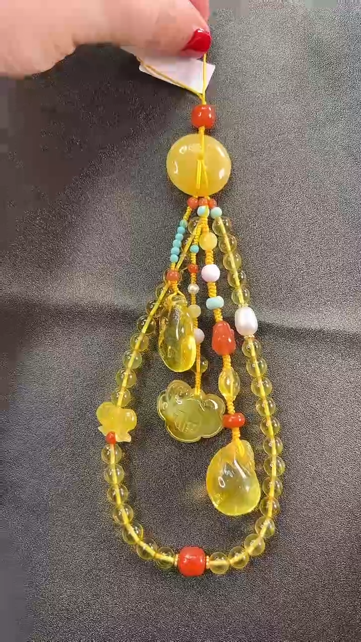 【闪购商品】琥珀颈饰未镶嵌吊坠