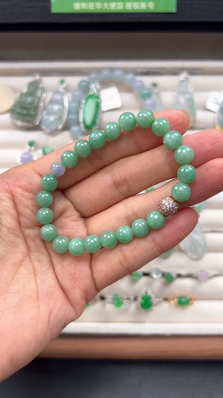 未镶嵌手串翡翠 缅甸珠宝严选馆H1