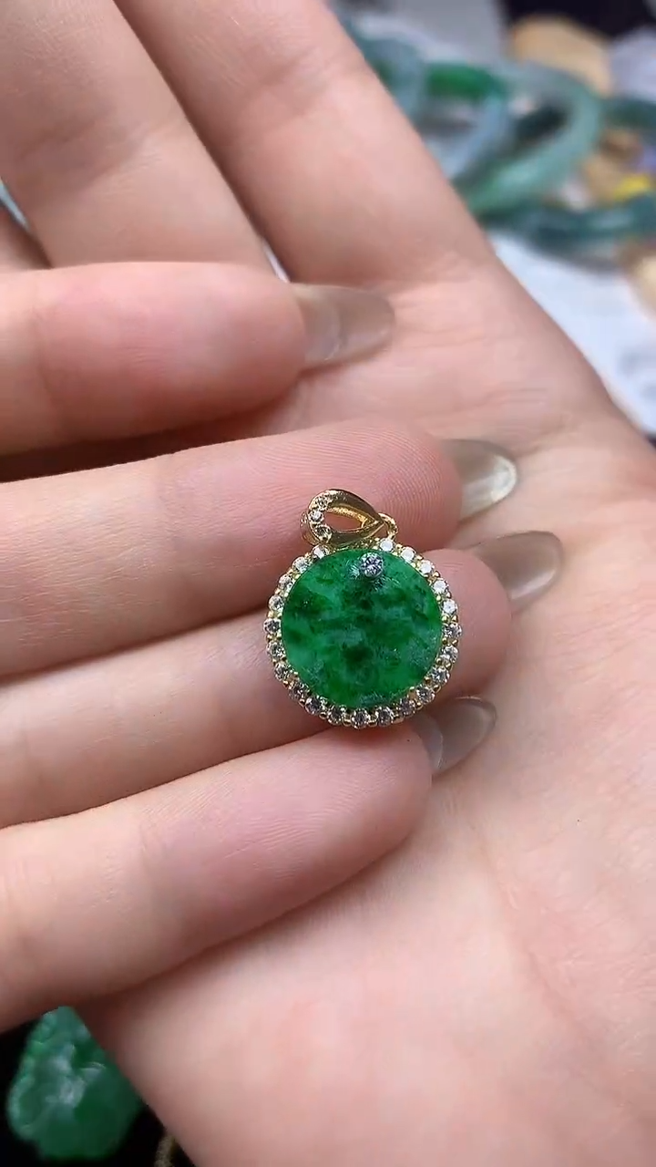 【闪购商品】翡翠颈饰银S925镶嵌颈饰