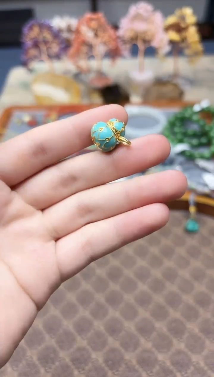 手链18K金脸****缘18K金故宫葫芦MY