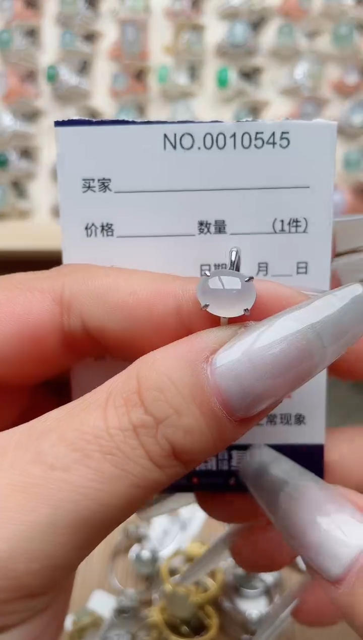 【闪购商品】翡翠戒指银S925镶嵌·