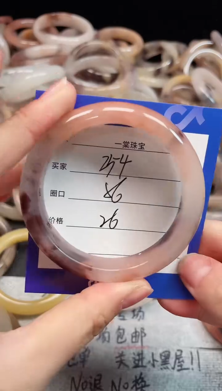 未镶嵌手镯石英质玉254