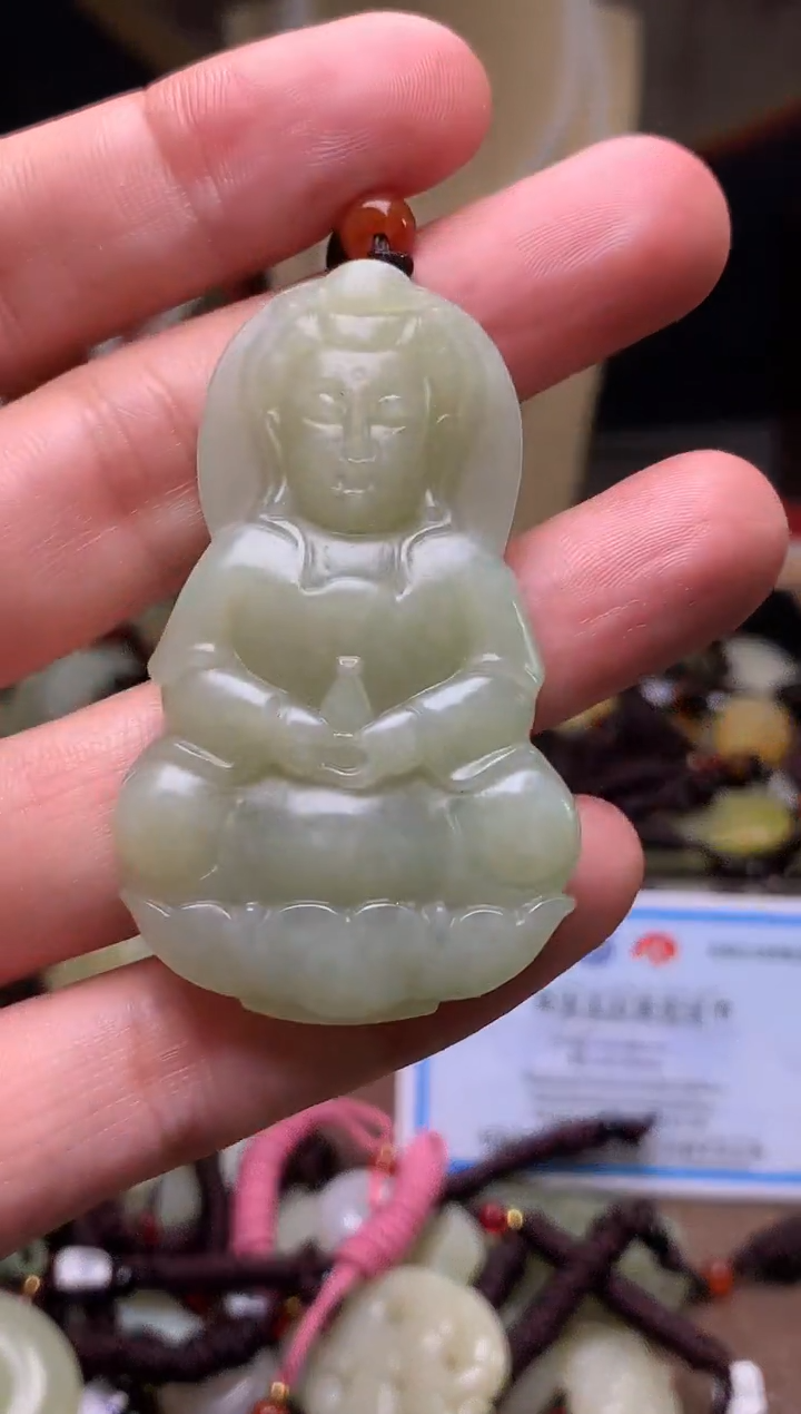 颈饰未镶嵌和田玉新疆料青海料清水和田玉吊坠