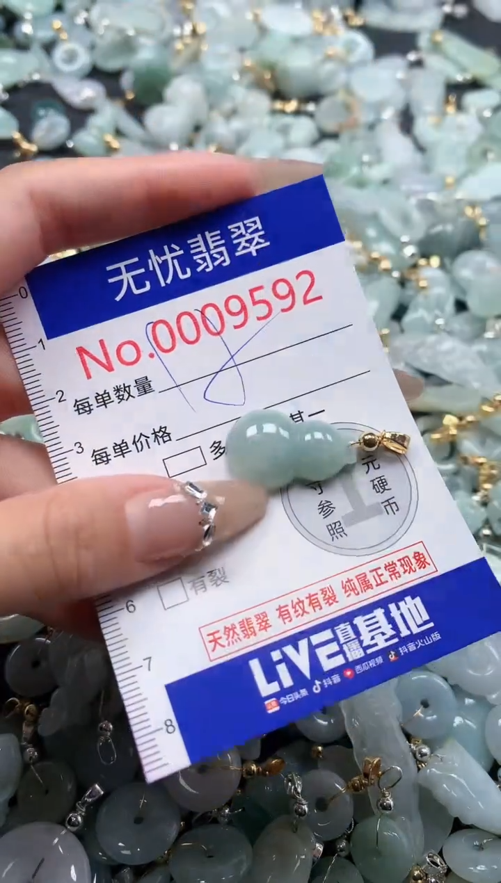 翡翠未镶嵌吊坠(不含链)9592