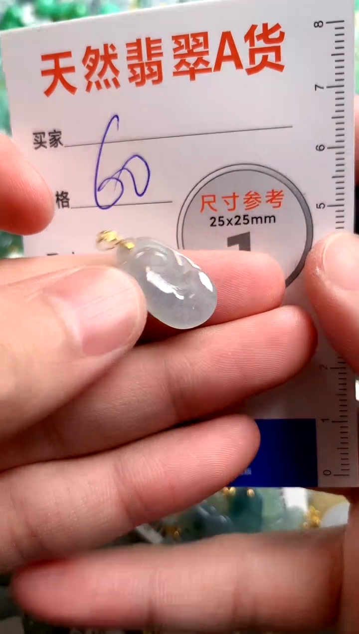 【闪购商品】翡翠颈饰18K金镶嵌13007721