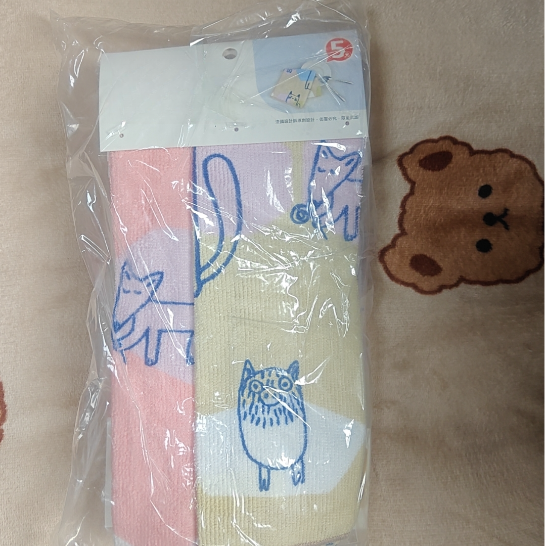 5996 JX 卡通清洁抹布2条装