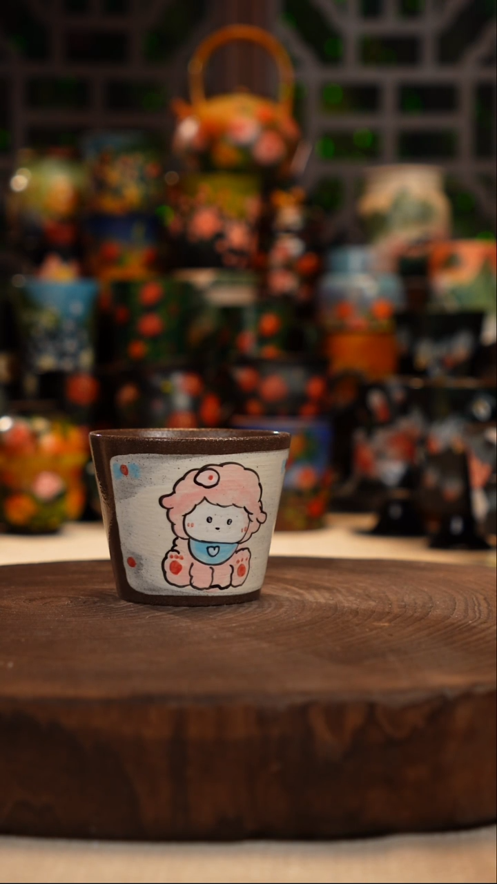 油画   釉下彩   杯子