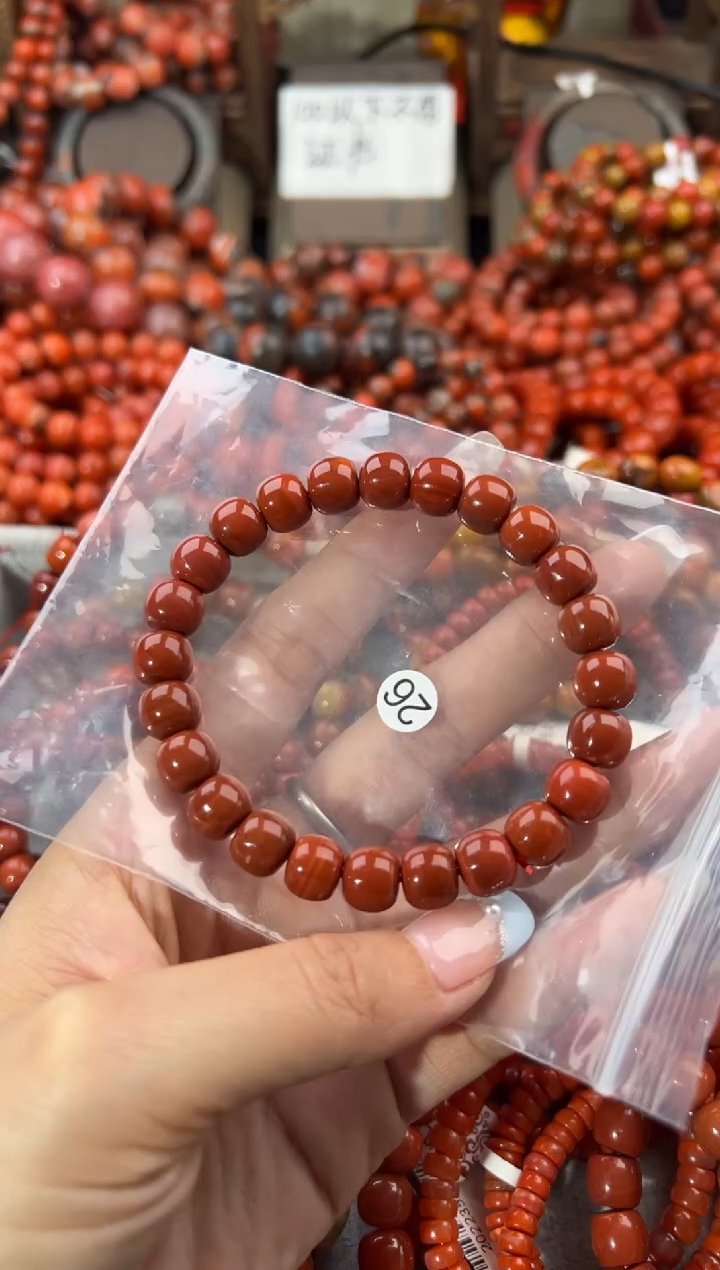 未镶嵌手串南红玛瑙9+
