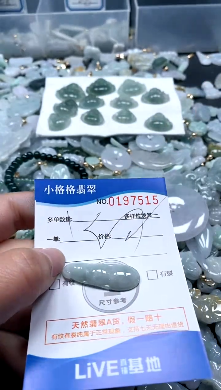 【闪购商品】翡翠颈饰未镶嵌闪购商品0197515