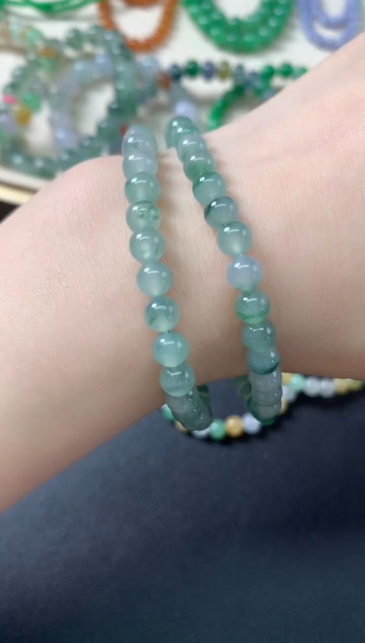 【闪购商品】翡翠手串未镶嵌Z413|1800多样性发其一