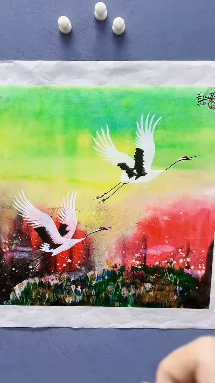 【闪购商品】绘画赵燮绘画2.2平尺仙鹤