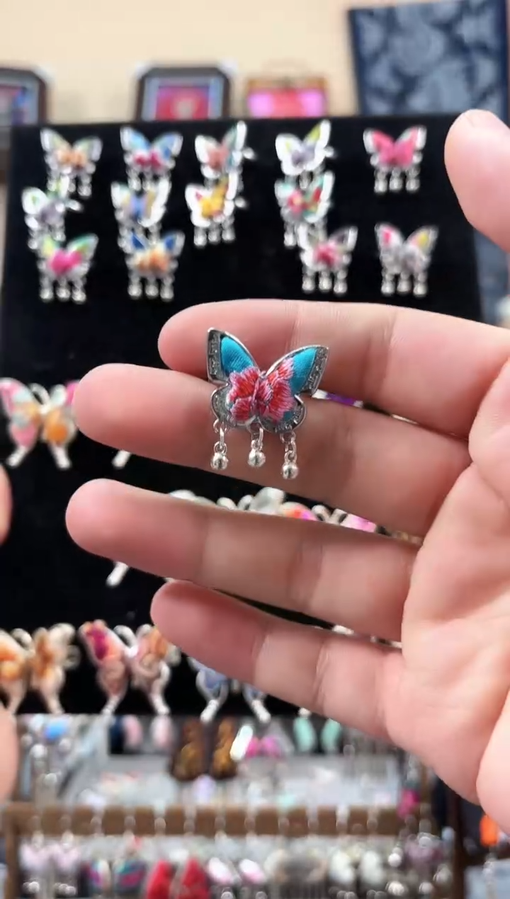 织绣竹*里民族风非遗老绣饰品426