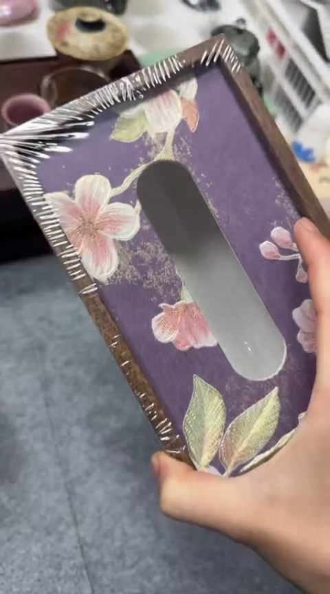摆件陶茶具茶具茶具纸巾盒