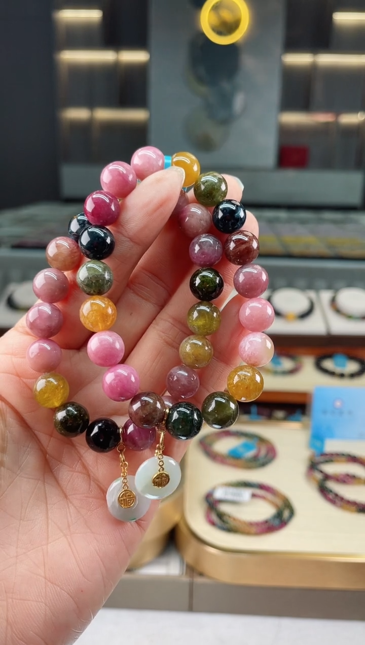 【闪购商品】碧玺单圈手串未镶嵌（多样性发一条）Q
