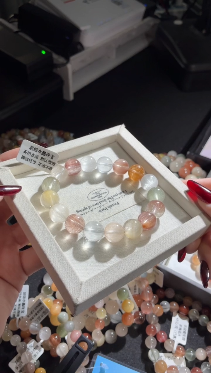 未镶嵌手链水晶150号多样性发一E 12+