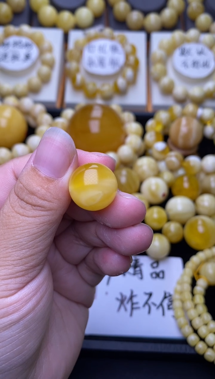 裸石琥珀未镶嵌大小姐珠宝严选6