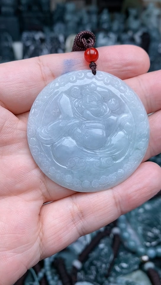 【闪购商品】翡翠颈饰未镶嵌天然A货翡翠一物一证