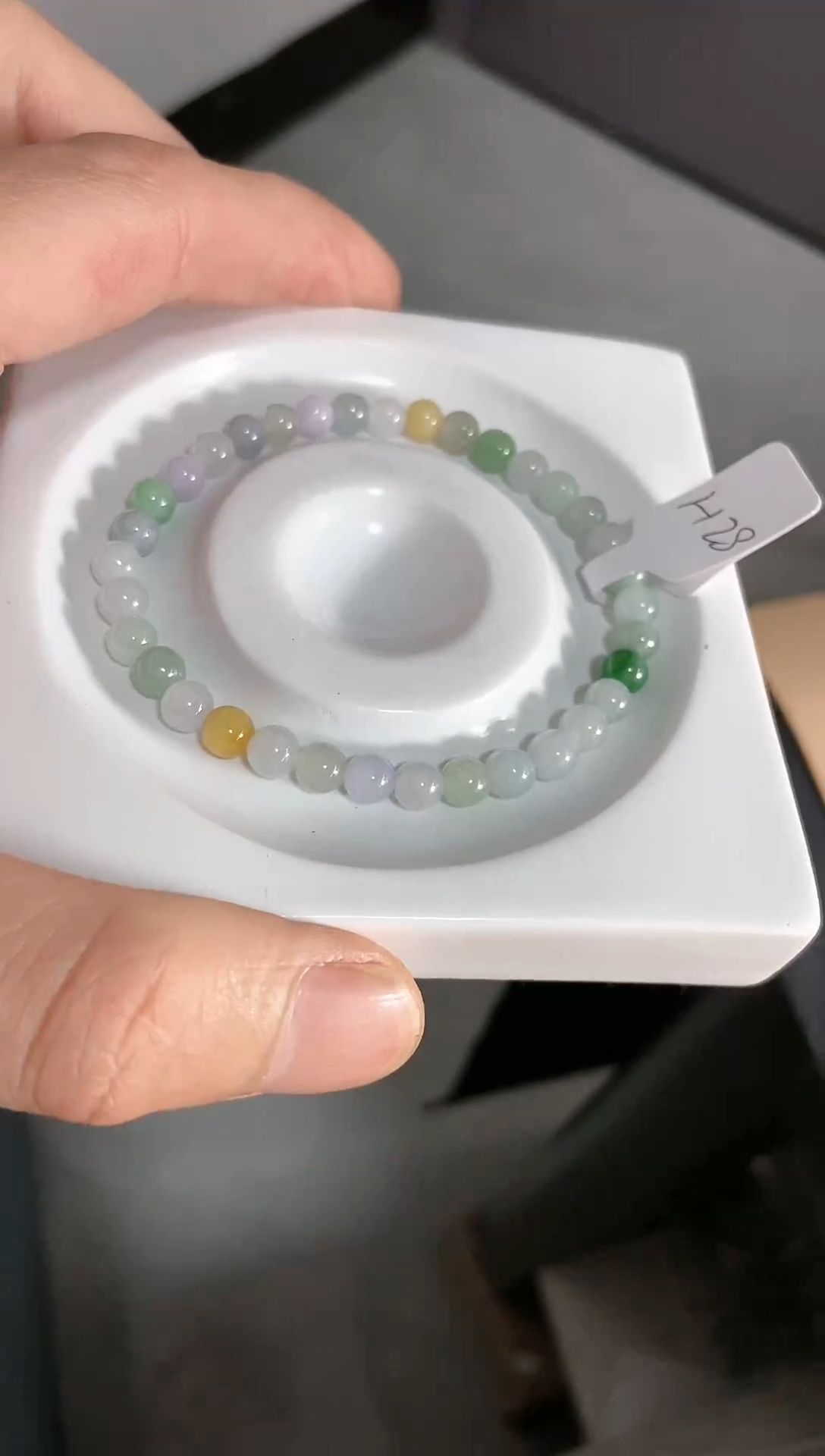 【闪购商品】翡翠手串未镶嵌天然A货翡翠手串H28