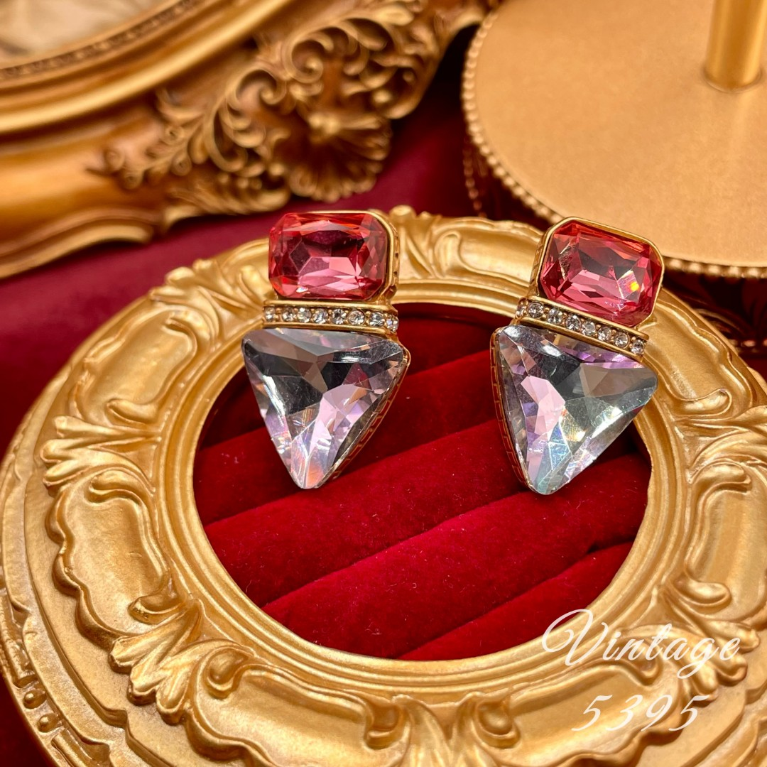 铜合金耳饰 设计师款耳饰~5395