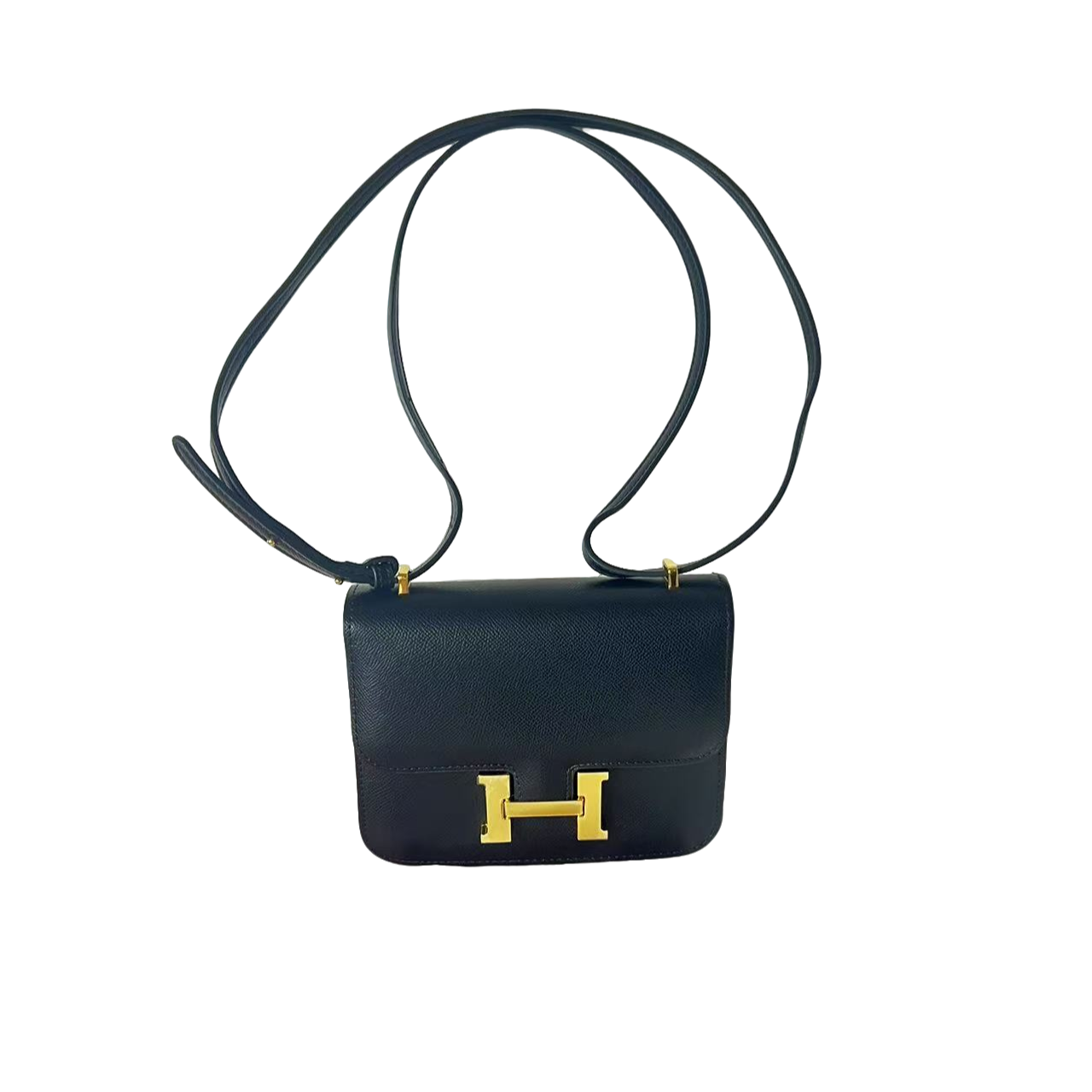 丽华女包【19子夜黑】掌纹牛皮单肩轻奢时尚百搭经典