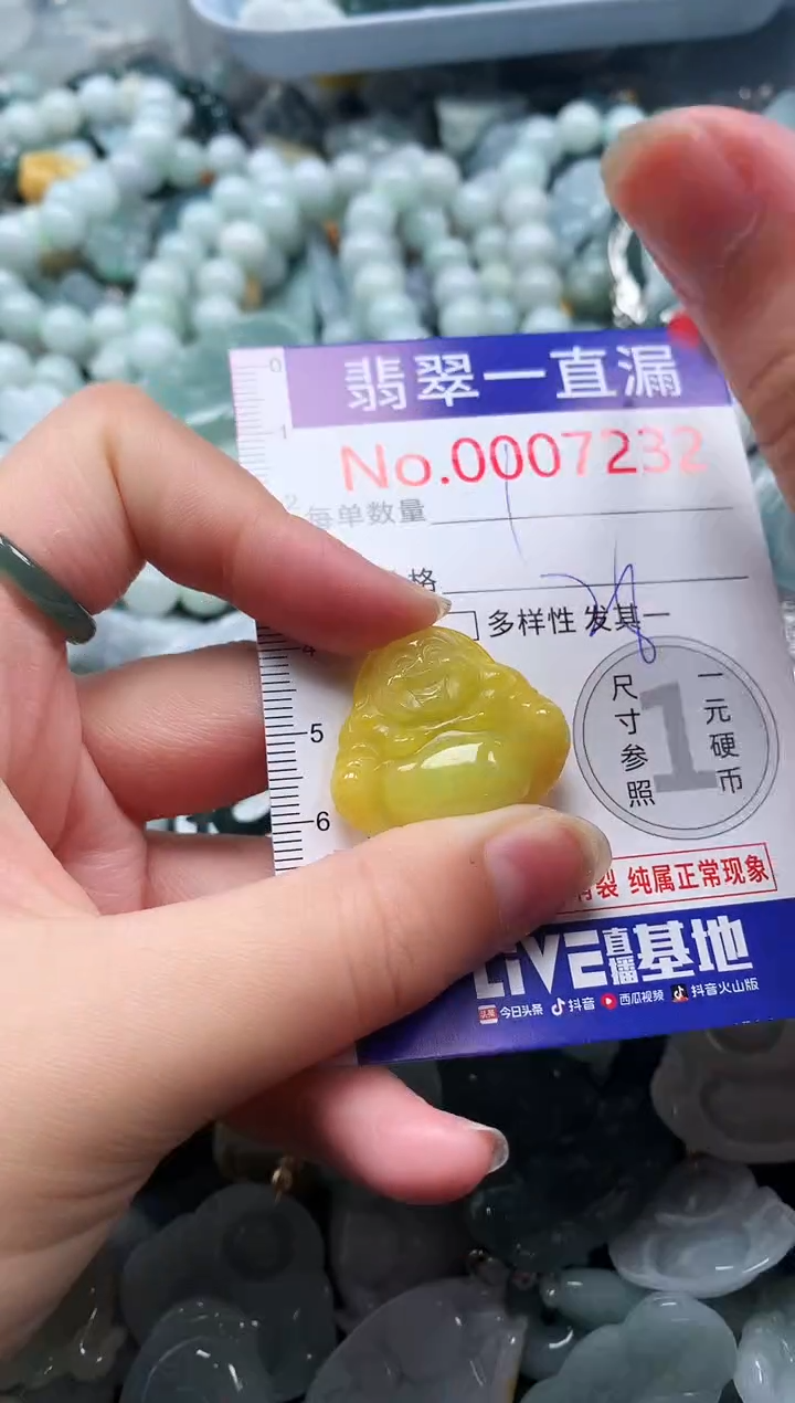 【闪购商品】翡翠吊坠(不含链)未镶嵌7232