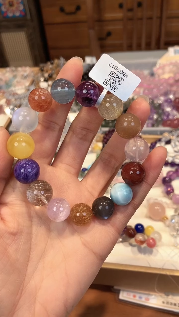 【闪购商品】水晶手串未镶嵌多宝