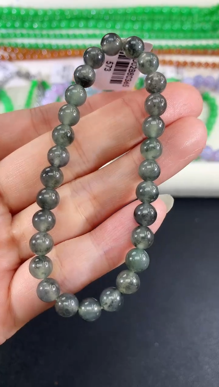 未镶嵌手串翡翠45|1800