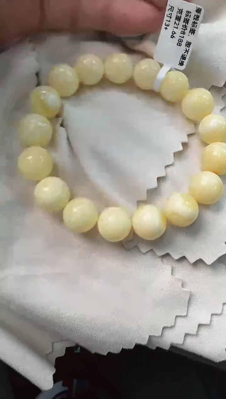 手串蜜蜡未镶嵌听***人蜜蜡手串