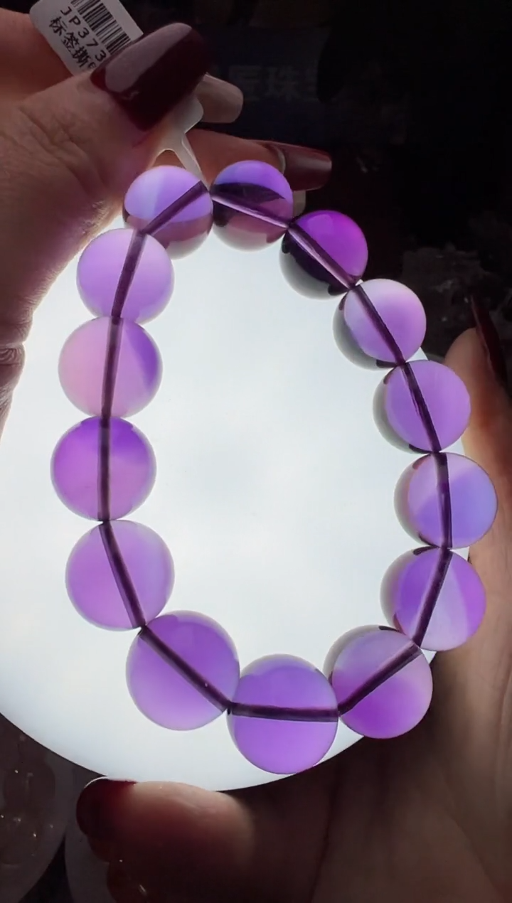 【闪购商品】水晶手串未镶嵌紫水晶手串15m+ JP37374